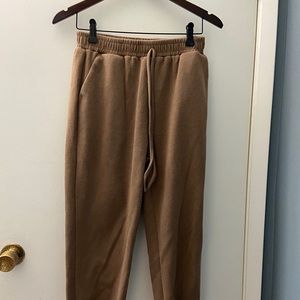 Tan Sweat Pants Lounge Wear